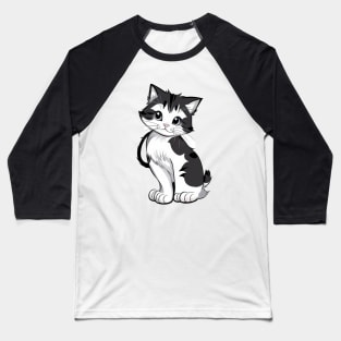 Relax Cat Baseball T-Shirt